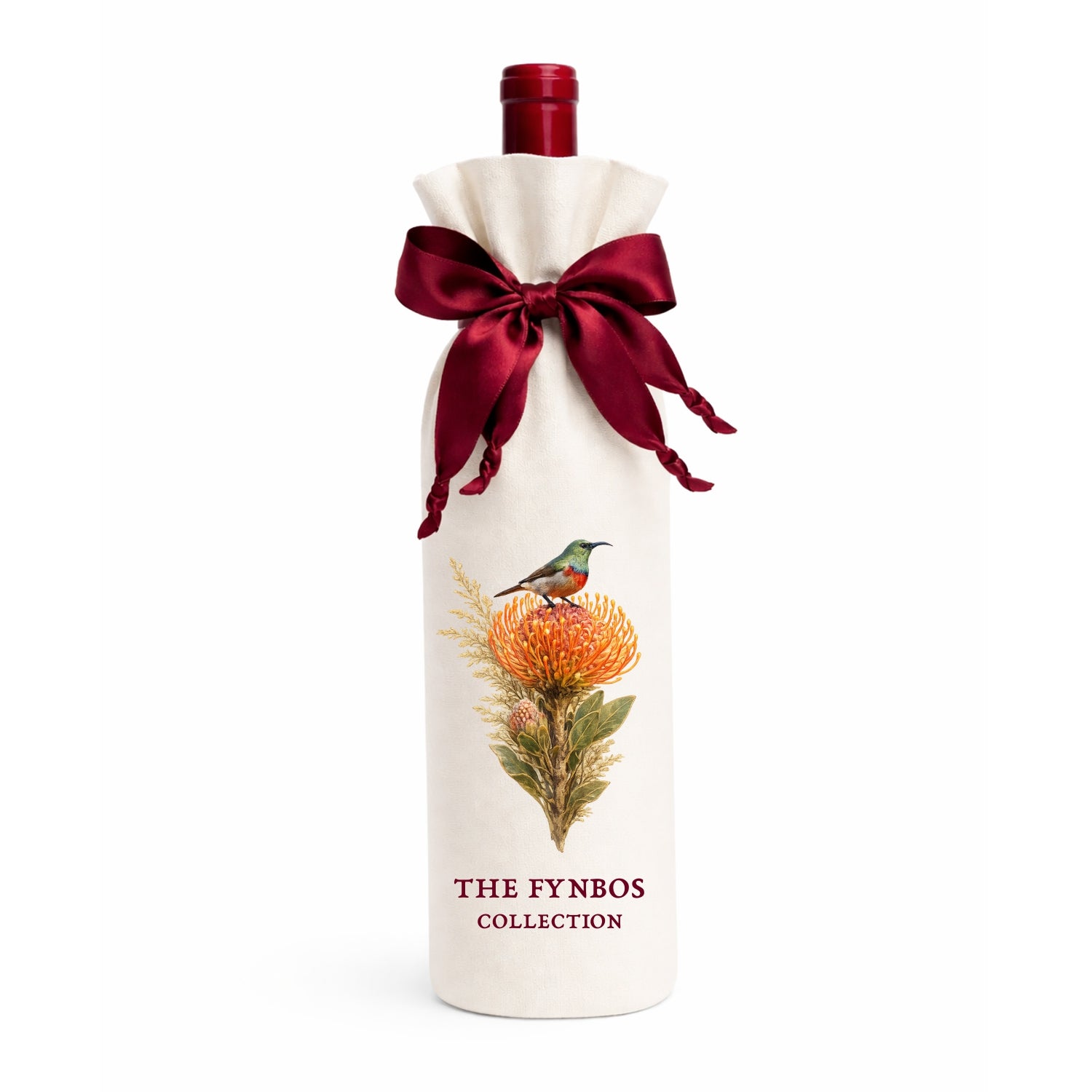 The Fynbos Collection | Pincushion Protea with Sunbird